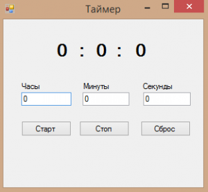 таймер на C# в Windows Forms - vscode.ru