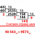 Шестнадцатеричная система счисления