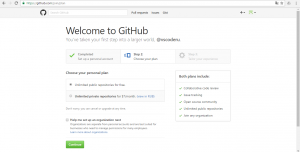 Выбор тарифного плана на GitHub